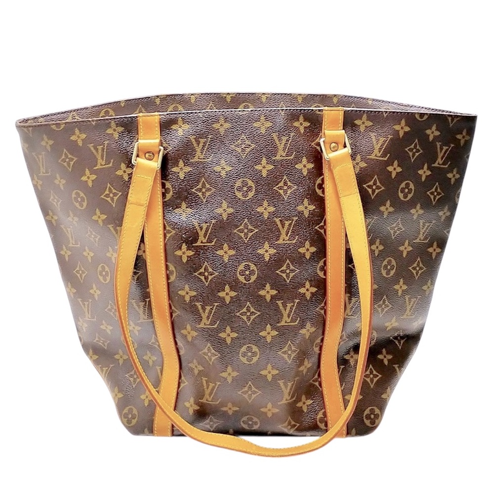 Louis Vuitton Brown and Tan Tote Bag
